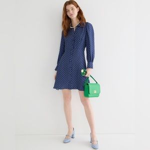 Cupro shirtdress in Becklow dot